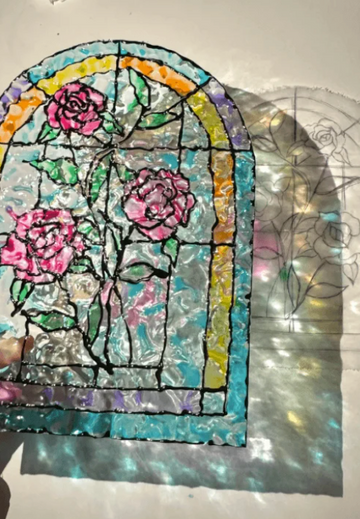 Gold-Lining Glass and Night Light Class